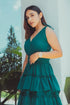 Emerald Green Midi Dress